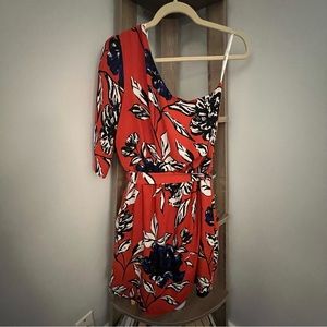 One shoulder flowy DR2 dress